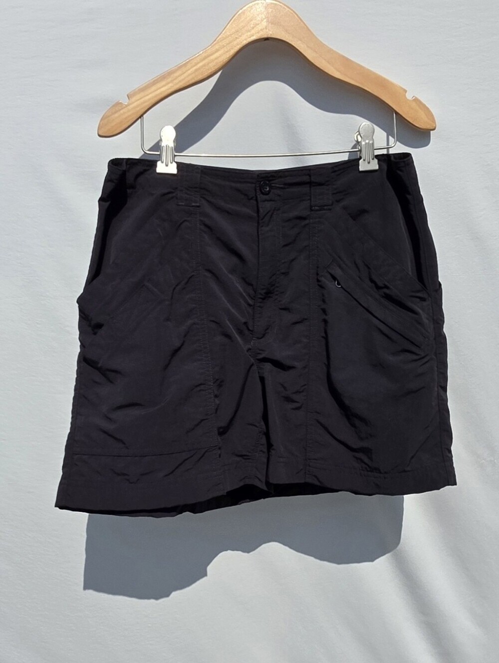 Exofficio Size 10 Black Women's Pull-On Shorts Nylon/spandex